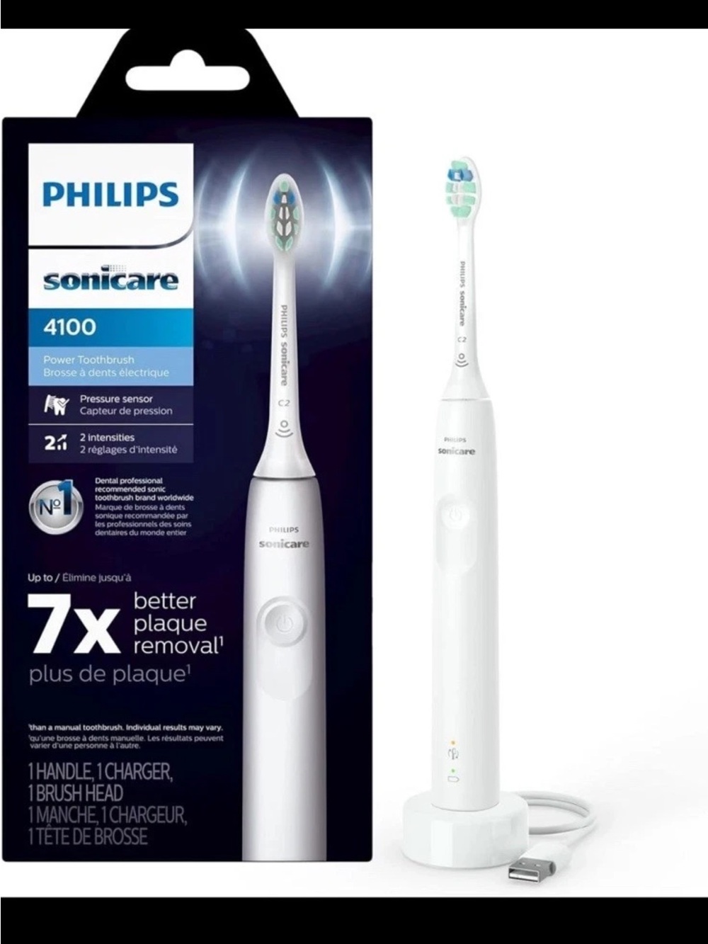 Philips Sonicare 4100 Electric Toothbrush - White